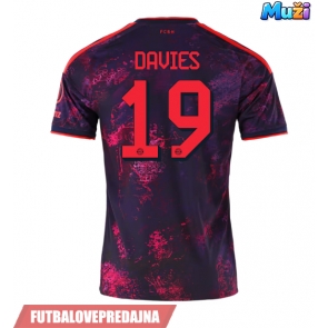 Lacne Muži Futbalové dres Bayern Munich Alphonso Davies #19 2026-27 Krátky Rukáv - Tretina